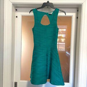 Charlotte Russe - Teal A-Line Sundress with Ribbed Design | ACCEPTING ALL OFFERS